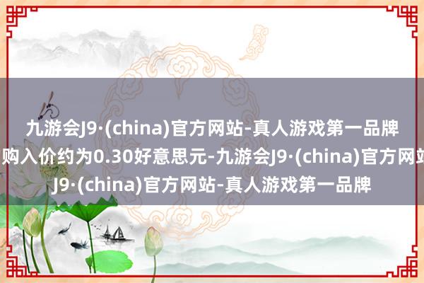 九游会J9·(china)官方网站-真人游戏第一品牌每股恒投股份的平均购入价约为0.30好意思元-九游会J9·(china)官方网站-真人游戏第一品牌