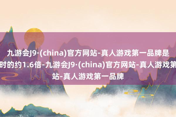 九游会J9·(china)官方网站-真人游戏第一品牌是客岁同时的约1.6倍-九游会J9·(china)官方网站-真人游戏第一品牌